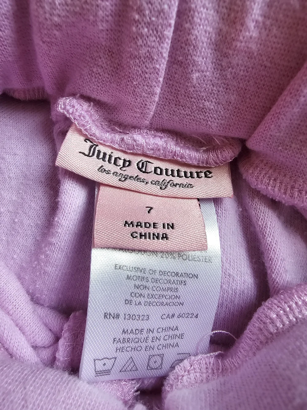 Juicy Couture Pink Terry Two-Piece Short Set